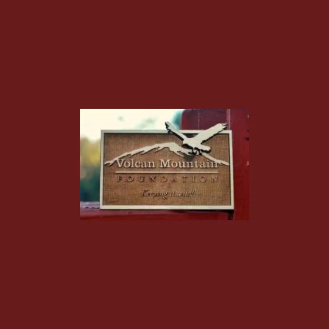 Volcan Mountain Foundation Laser-cut Wood Magnet