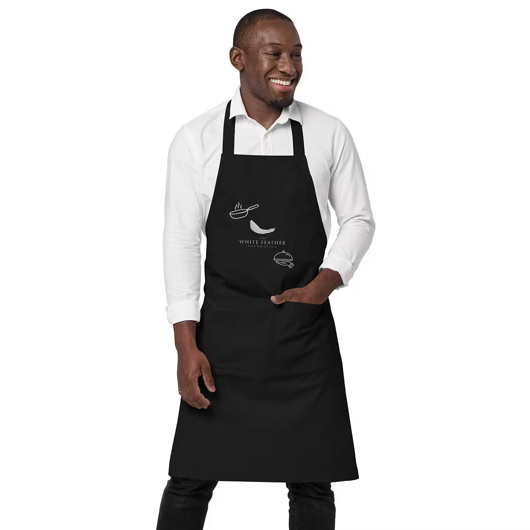 TWFF Black Organic Cotton Apron