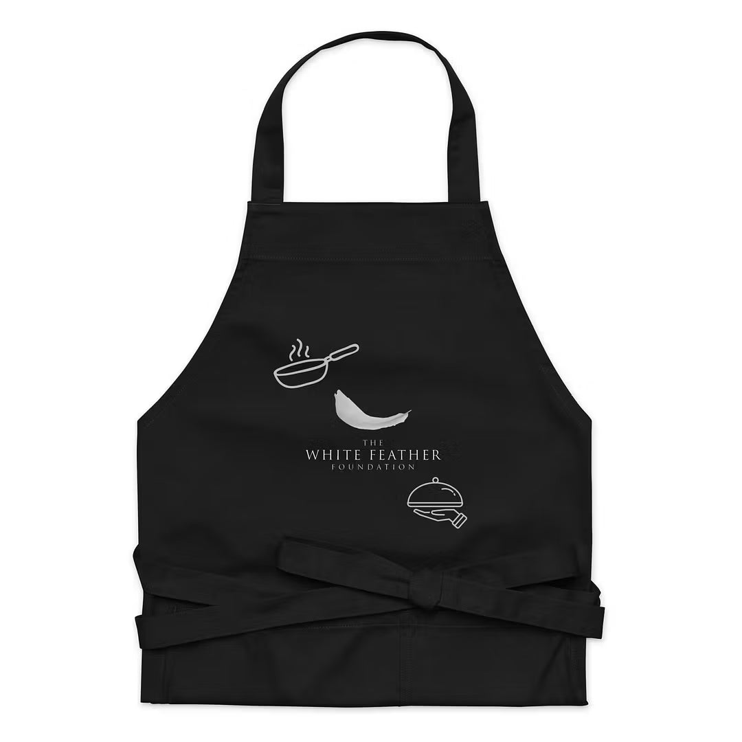 TWFF Black Organic Cotton Apron