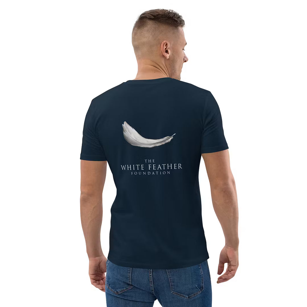 TWFF Conserve Life  'Ocean Oasis' Organic Cotton T-shirt in Navy