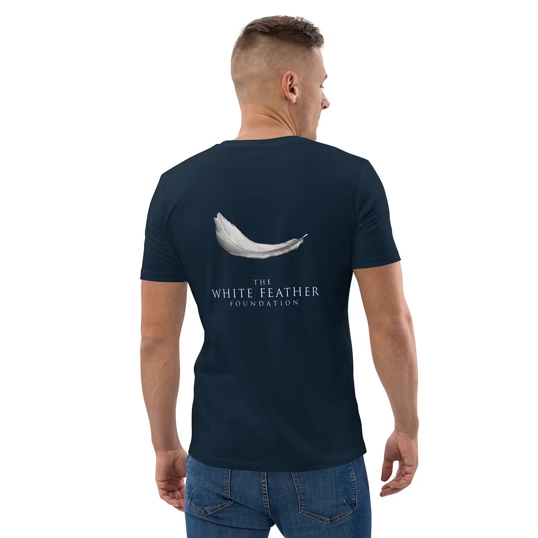 TWFF Conserve Life  'Ocean Oasis' Organic Cotton T-shirt in Navy